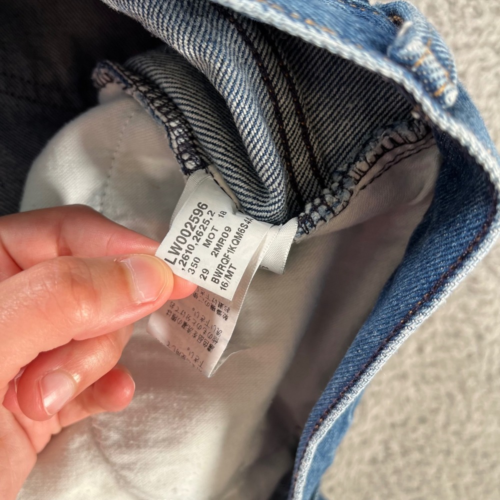 LL Bean Original Fit Jeans Womens 16 MT Blue Denim Straight Leg 100% Cotton - Picture 11 of 13